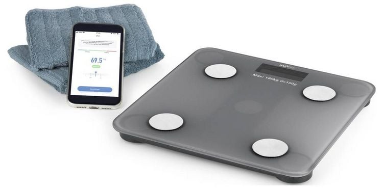Produktbild: Maxxmee Personenwaage 00272 digital W&auml;gebereich (max.)=180kg