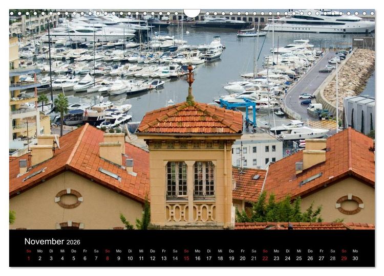 Produktbild: Faszination Monaco (Wandkalender 2026 DIN A3 quer), CALVENDO Monatskalender