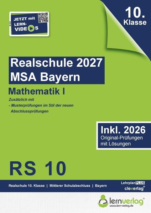 Produktbild: Original-Pr&uuml;fungen Realschule Bayern 2027 Mathematik I