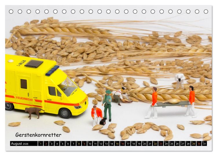 Produktbild: Brokkolif&auml;ller ... und andere Mini-Welten (Tischkalender 2026 DIN A5 quer), CALVENDO Monatskalender