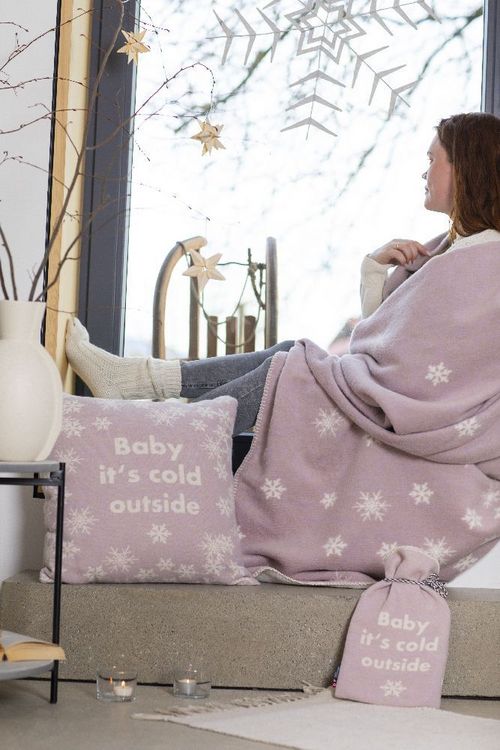 Produktbild: Kissenh&uuml;lle "Baby its cold outside" (GRS)