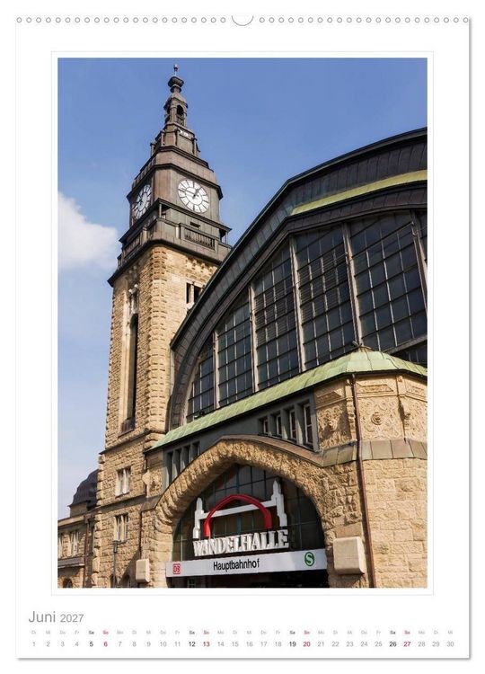 Produktbild: Hamburg - Impressionen einer Stadt (Wandkalender 2027 DIN A2 hoch), CALVENDO Monatskalender