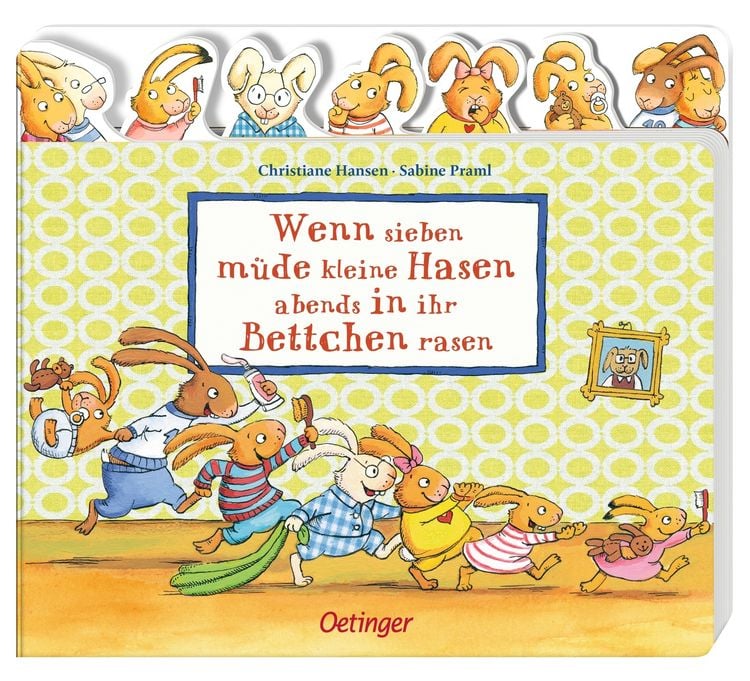 Produktbild: Wenn sieben m&uuml;de kleine Hasen abends in ihr Bettchen rasen