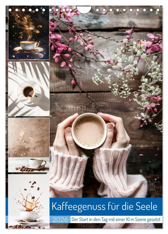 Produktbild: Kaffeegenuss f&uuml;r die Seele (Wandkalender 2026 DIN A4 hoch), CALVENDO Monatskalender