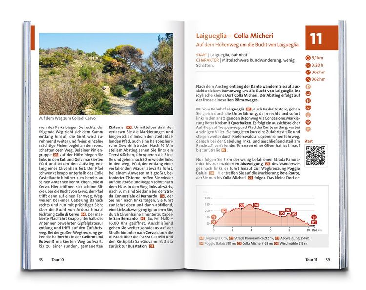 Produktbild: KOMPASS Wanderf&uuml;hrer Ligurien mit Cinque Terre, 50 Touren mit Extra-Tourenkarte