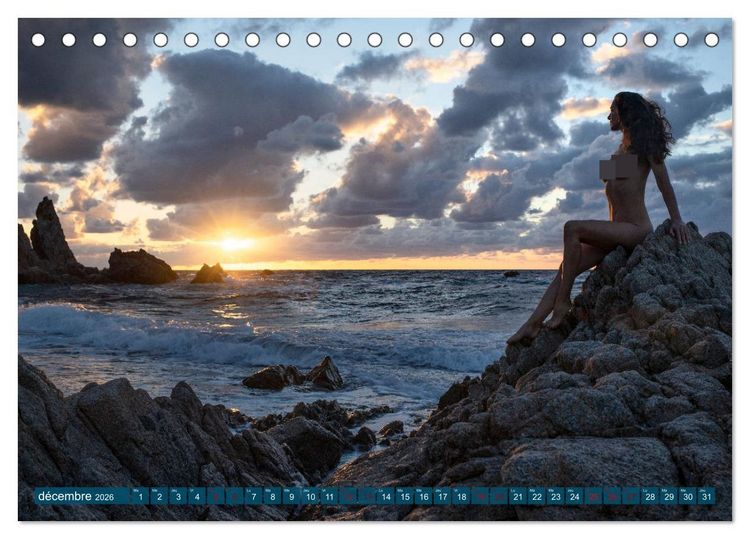 Produktbild: Passion du nu artistique (Calendrier de bureau 2026 DIN A5 vertical), CALVENDO calendrier mensuel