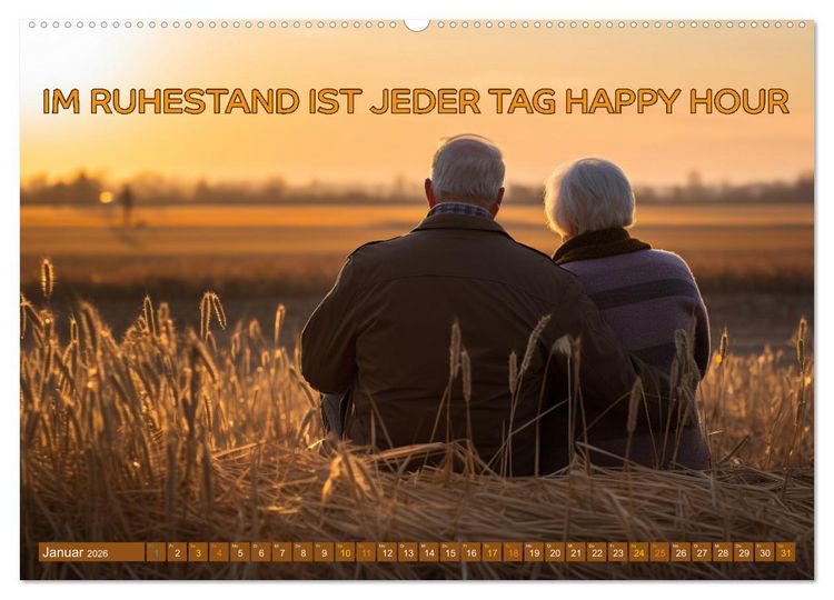 Produktbild: Auf zu neuen Ufern - Ruhestand (hochwertiger Premium Wandkalender 2026 DIN A2 quer), Kunstdruck in Hochglanz