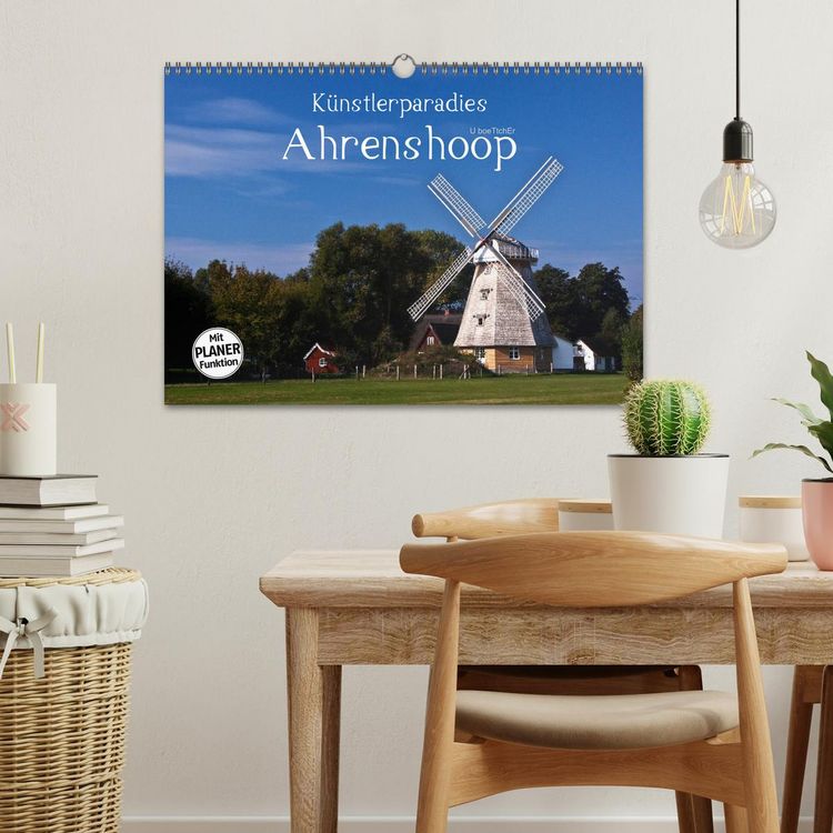 Produktbild: K&uuml;nstlerparadies Ahrenshoop (Wandkalender 2026 DIN A3 quer), CALVENDO Monatskalender
