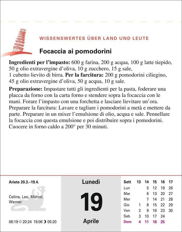 Produktbild: Italienisch Sprachkalender 2027 - Italienisch lernen leicht gemacht - Tagesabrei&szlig;kalender