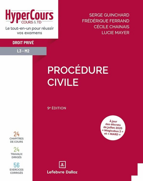 Produktbild: Procedure Civile (9e Edition)