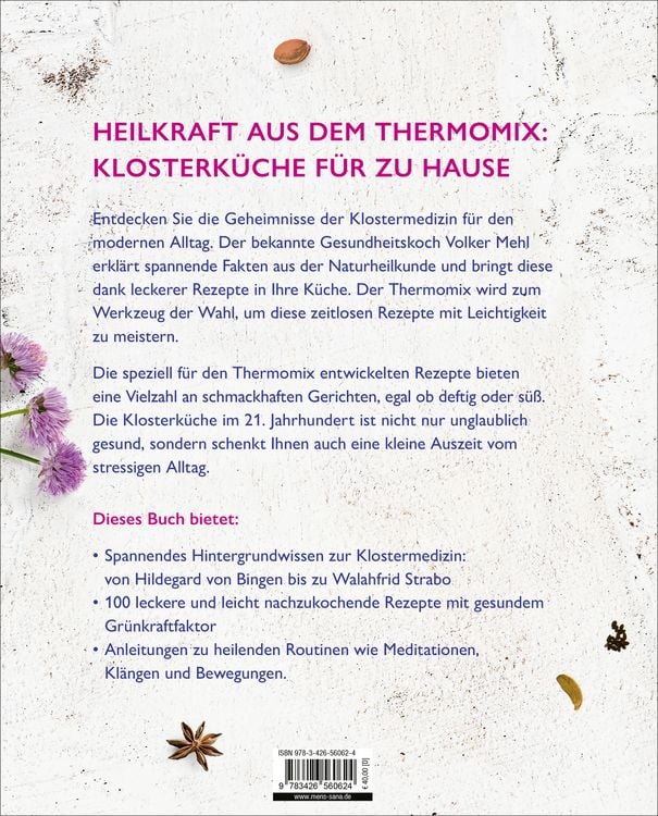 Produktbild: Gesunde Klosterk&uuml;che f&uuml;r den Thermomix