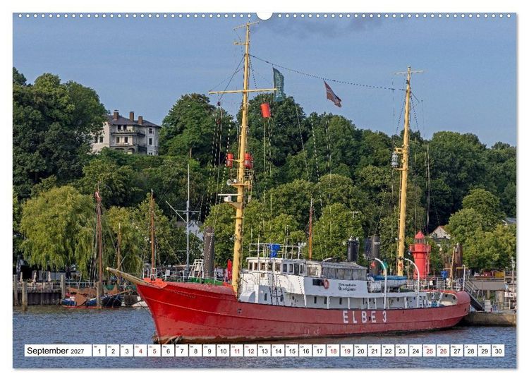 Produktbild: Hamburg - Stadt rund ums Wasser (hochwertiger Premium Wandkalender 2027 DIN A2 quer), Kunstdruck in Hochglanz