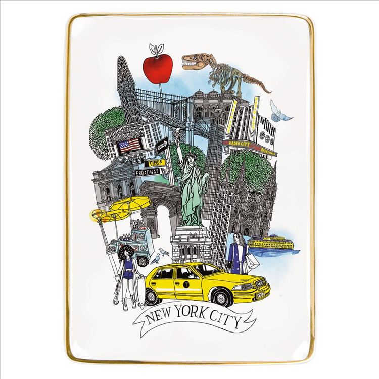 Produktbild: NYC Medium Porcelain Tray