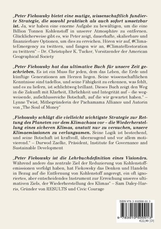 Produktbild: Wiederherstellung des Klimas