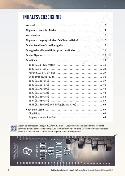 Produktbild: Als die Welt uns geh&ouml;rte &ndash; Sch&uuml;lerarbeitsheft f&uuml;r Deutsch als Zweitsprache