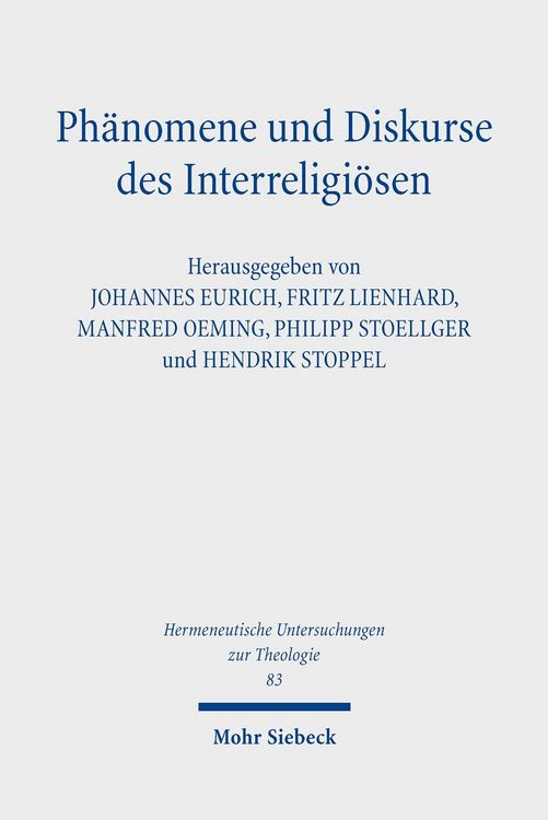 Produktbild: Ph&auml;nomene und Diskurse des Interreligi&ouml;sen