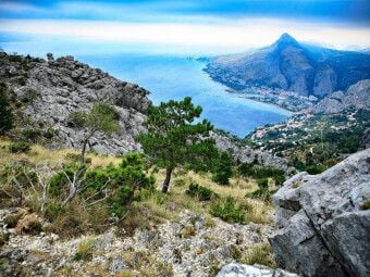 Produktbild: CALVENDO Puzzle Adriatische K&uuml;ste bei Omis | 1000 Teile Lege-Gr&ouml;&szlig;e 64x48cm Foto-Puzzle f&uuml;r gl&uuml;ckliche Stunden