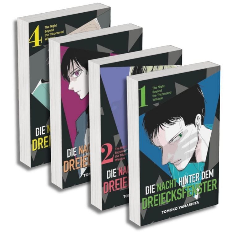 Produktbild: Die Nacht hinter dem Dreiecksfenster &ndash; The Night Beyond the Tricornered Window: Manga Pack 1 (Band 1-4)