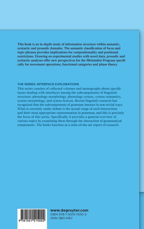 Produktbild: Information Structure Within Interfaces