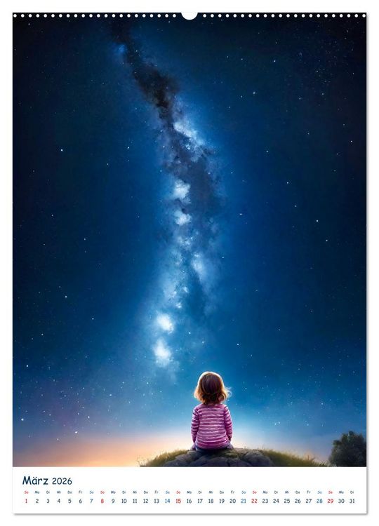 Produktbild: Himmelstr&auml;umer (Wandkalender 2026 DIN A2 hoch), CALVENDO Monatskalender
