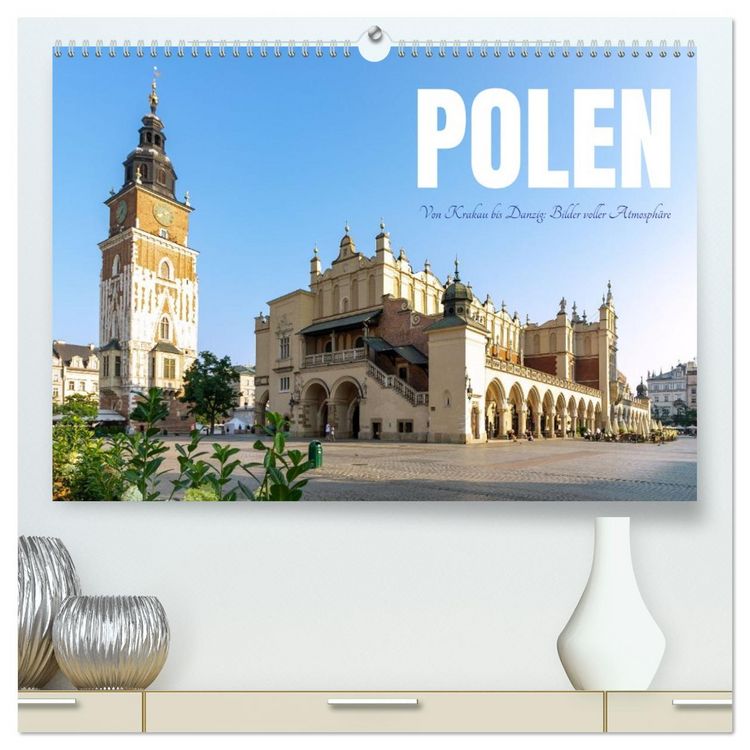 Produktbild: Polen. Von Krakau bis Danzig: Bilder voller Atmosph&auml;re (hochwertiger Premium Wandkalender 2026 DIN A2 quer), Kunstdruck in Hochglanz