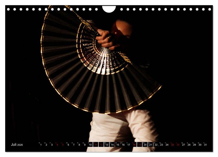 Produktbild: Flamenco. Spanischer Tanz (Wandkalender 2026 DIN A4 quer), CALVENDO Monatskalender