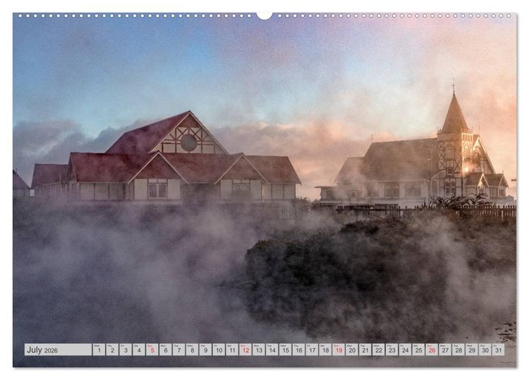 Produktbild: New Zealand, a photographic journey from North to South (High Quality Premium Wall Calendar 2026 DIN A2 landscape),CALVENDO 12 Month Wall Calendar