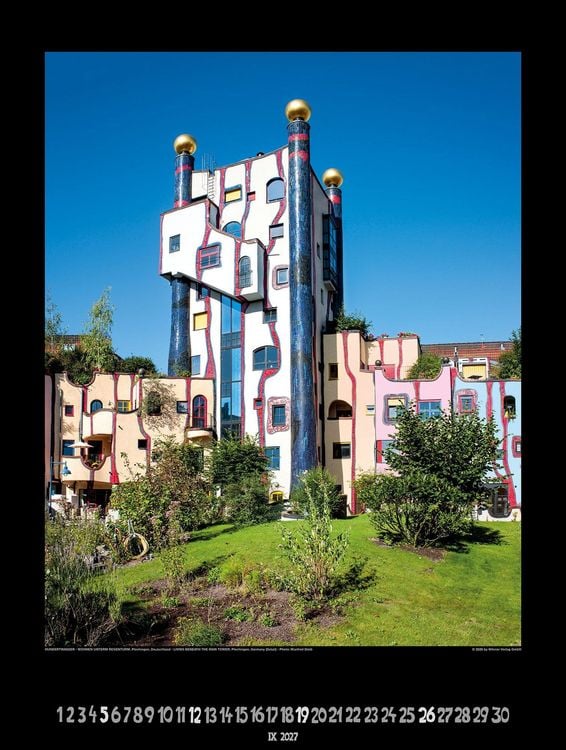 Produktbild: Gro&szlig;er Hundertwasser Architektur Kalender 2027