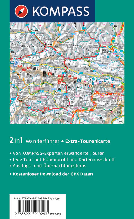 Produktbild: KOMPASS Wanderf&uuml;hrer Karnischer H&ouml;henweg, Von Th&ouml;rl-Maglern nach Sillian, Mit Varianten und Gipfeln, 28 Touren