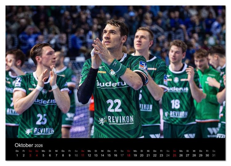 Produktbild: Kalender - HSG Wetzlar Handball Bundesliga Saison 2025/2026 (Wandkalender 2026 DIN A3 quer), CALVENDO Monatskalender