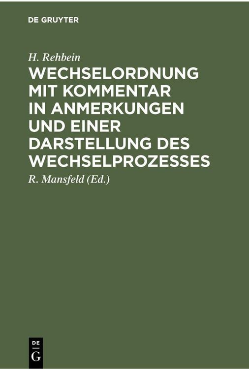 Produktbild: Wechselordnung mit Kommentar in Anmerkungen und einer Darstellung des Wechselprozesses