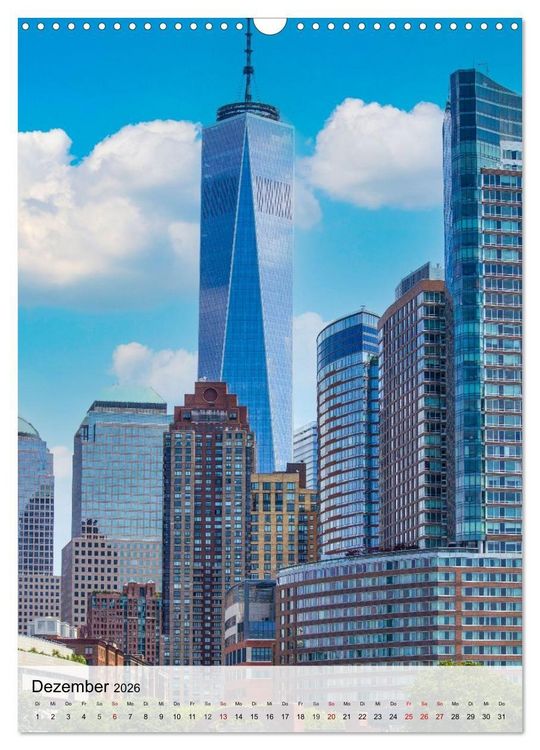 Produktbild: New York - Einblicke & Aussichten (Wandkalender 2026 DIN A3 hoch), CALVENDO Monatskalender