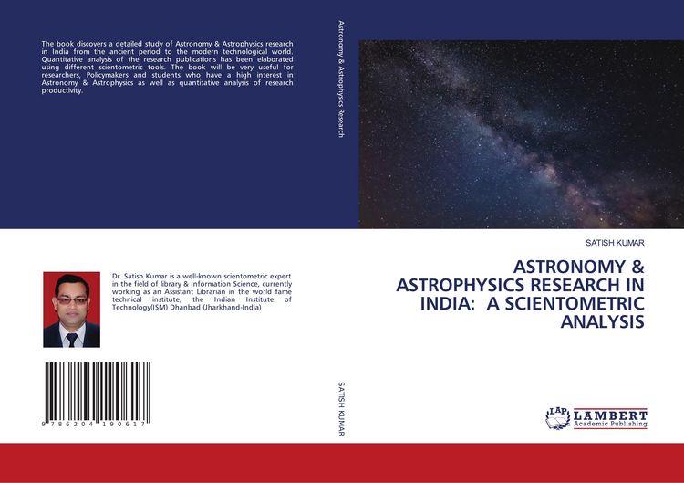 Produktbild: Astronomy & Astrophysics Research in India: a Scientometric Analysis
