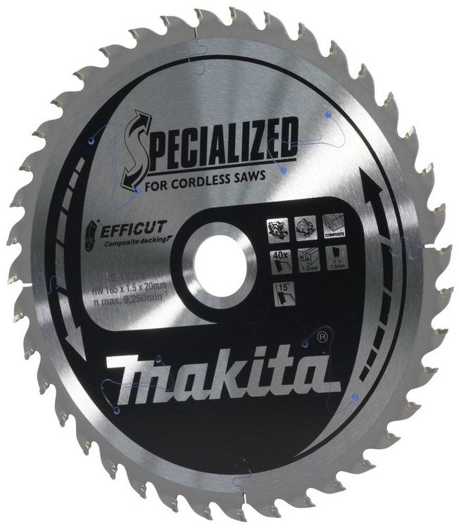 Produktbild: Makita Specialized EFFICUT - Kreiss&auml;geblatt - f&uuml;r Holz, Metall, faserverst&auml;rkte Kunststoffe