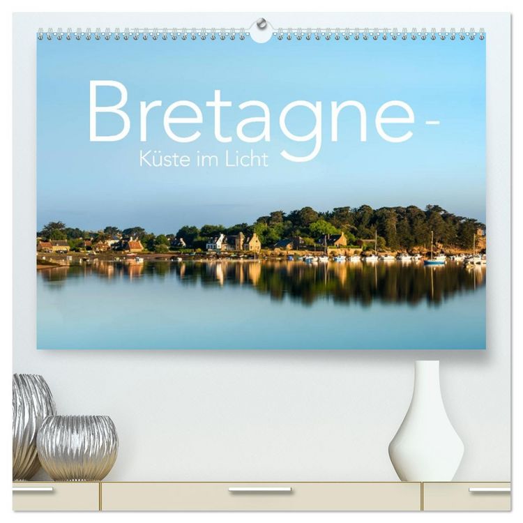 Produktbild: Bretagne - K&uuml;ste im Licht (hochwertiger Premium Wandkalender 2026 DIN A2 quer), Kunstdruck in Hochglanz