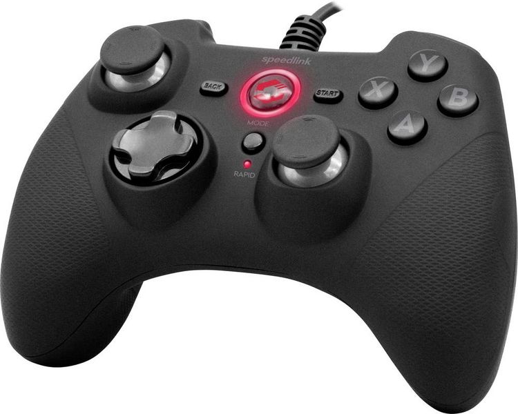 Produktbild: SPEEDLINK RAIT Gamepad - for PC/Switch/OLED, rubber-black
