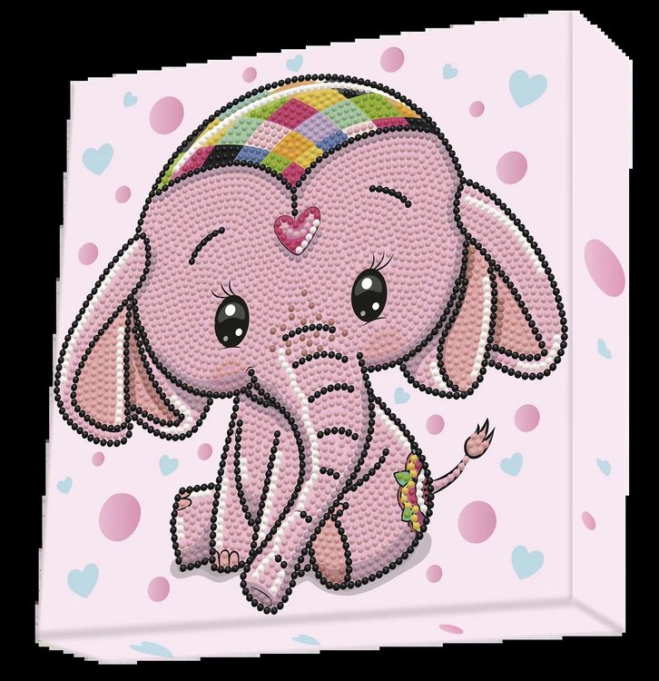 Produktbild: DIAMOND DOTZ - Diamond Painting Baby Elefant