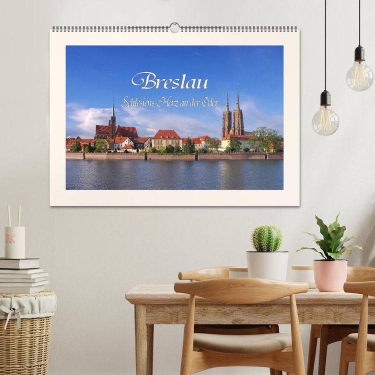 Produktbild: Breslau - Schlesiens Herz an der Oder (Wandkalender 2026 DIN A2 quer), CALVENDO Monatskalender