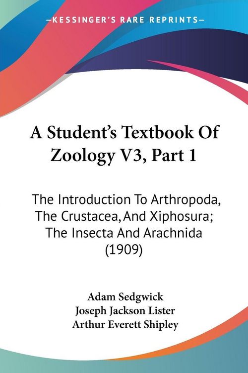 Produktbild: A Student's Textbook Of Zoology V3, Part 1
