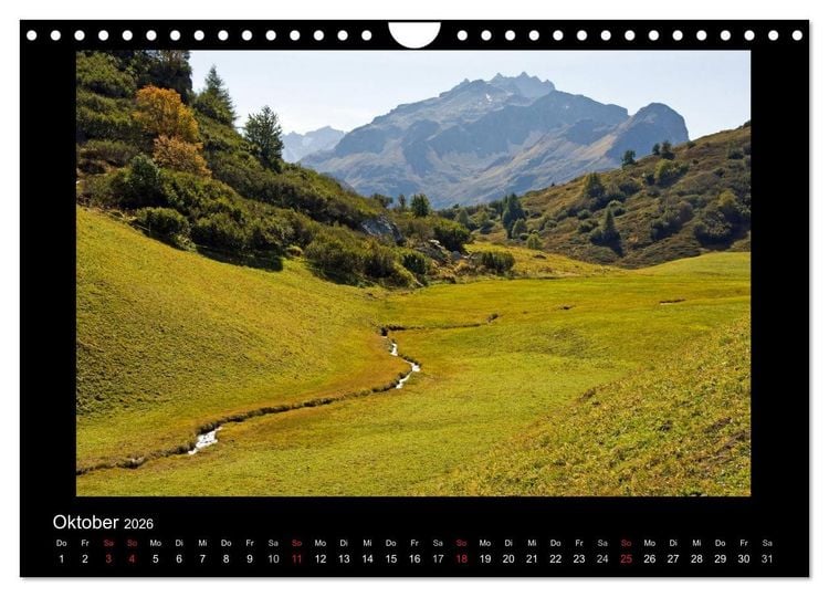 Produktbild: Oberengadin (Wandkalender 2026 DIN A4 quer), CALVENDO Monatskalender
