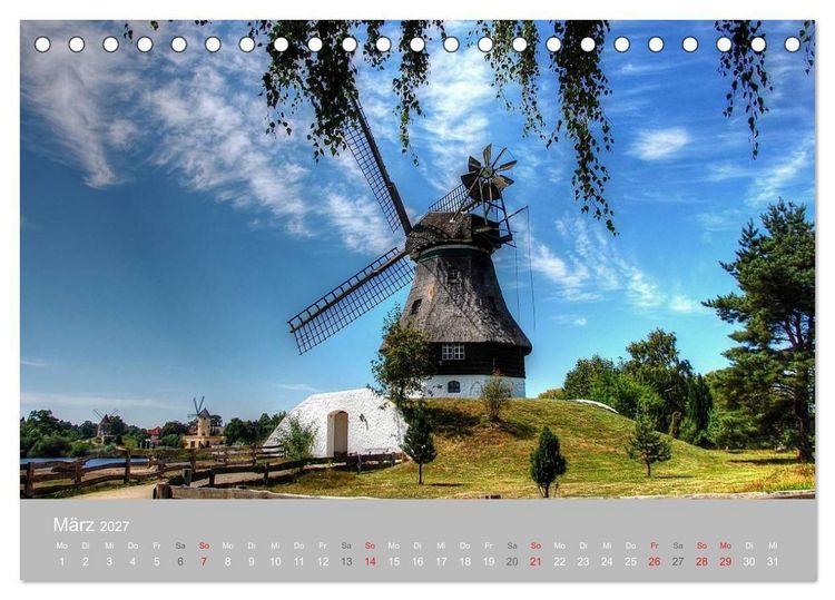 Produktbild: M&uuml;hlenmuseum Gifhorn (Tischkalender 2027 DIN A5 quer), CALVENDO Monatskalender