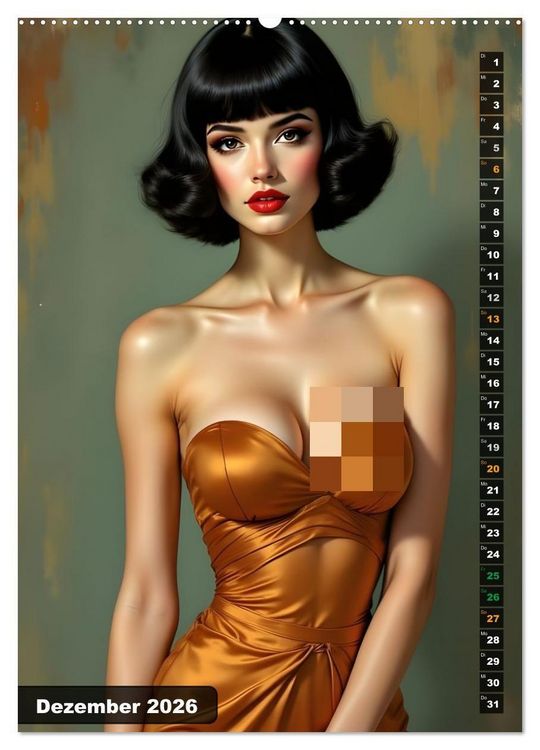 Produktbild: Sch&ouml;ne Zeiten - Sch&ouml;ne Frauen (hochwertiger Premium Wandkalender 2026 DIN A2 hoch), Kunstdruck in Hochglanz