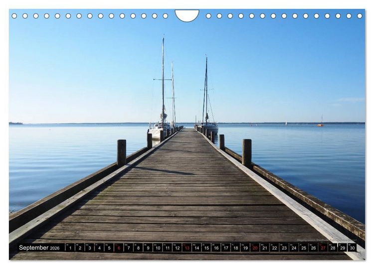Produktbild: Steinhuder Meer, Momentaufnahmen von Christine Bienert (Wandkalender 2026 DIN A4 quer), CALVENDO Monatskalender