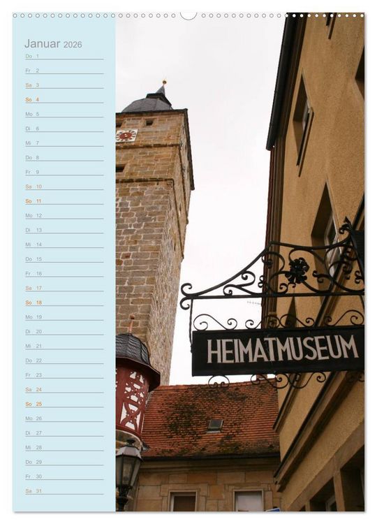 Produktbild: Ebern - lebenswerte Stadt in Franken (hochwertiger Premium Wandkalender 2026 DIN A2 hoch), Kunstdruck in Hochglanz