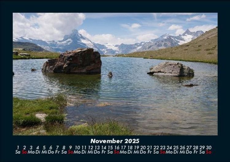 Produktbild: Die Seen der Erde 2025 Fotokalender DIN A5