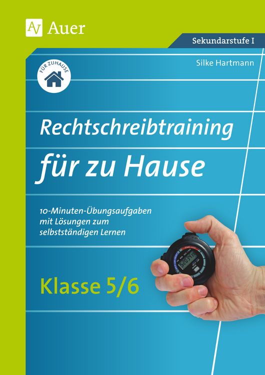 Produktbild: Rechtschreibtraining f&uuml;r zu Hause Klassen 5/6