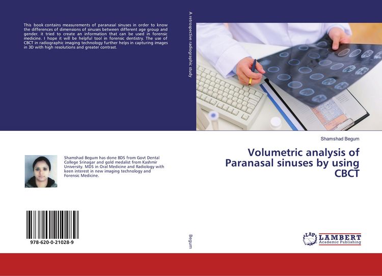 Produktbild: Volumetric analysis of Paranasal sinuses by using CBCT