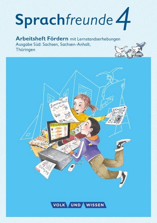 Produktbild: Sprachfreunde - Sprechen - Schreiben - Spielen - Ausgabe S&uuml;d (Sachsen, Sachsen-Anhalt, Th&uuml;ringen) - Neubearbeitung 2015 - 4. Schuljahr