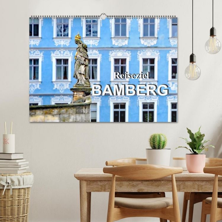 Produktbild: Reiseziel Bamberg (Wandkalender 2026 DIN A2 quer), CALVENDO Monatskalender