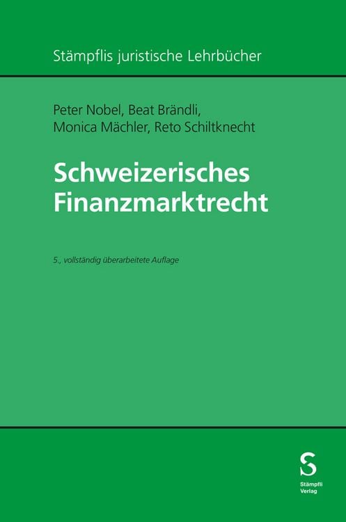 Produktbild: Schweizerisches Finanzmarktrecht